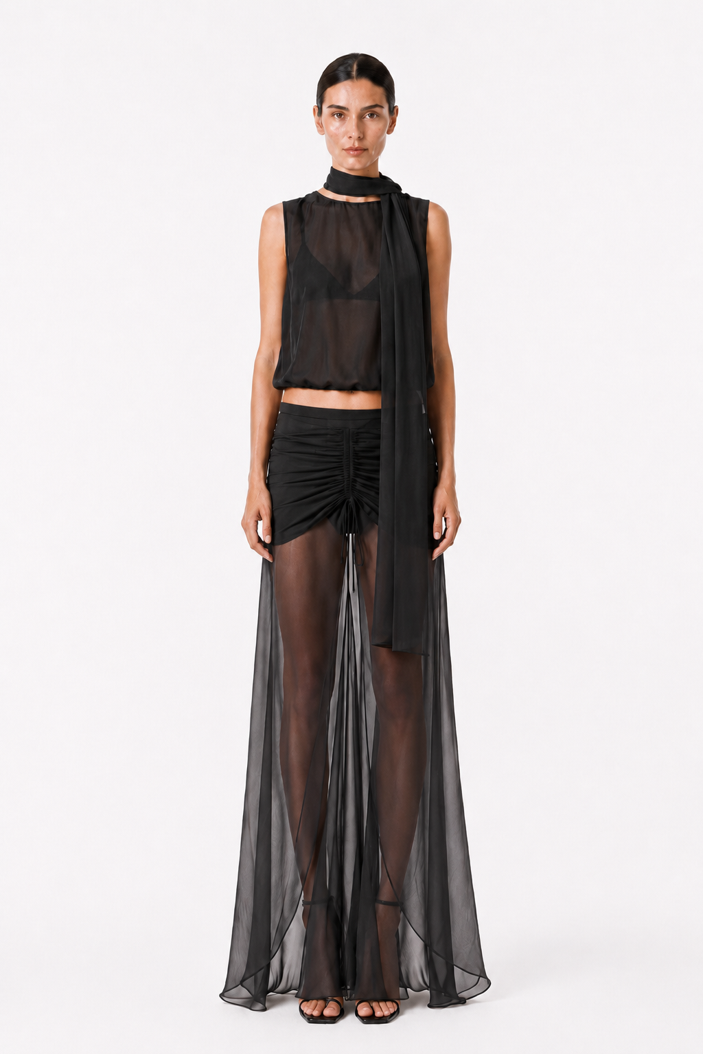 CHIFFON SKIRT