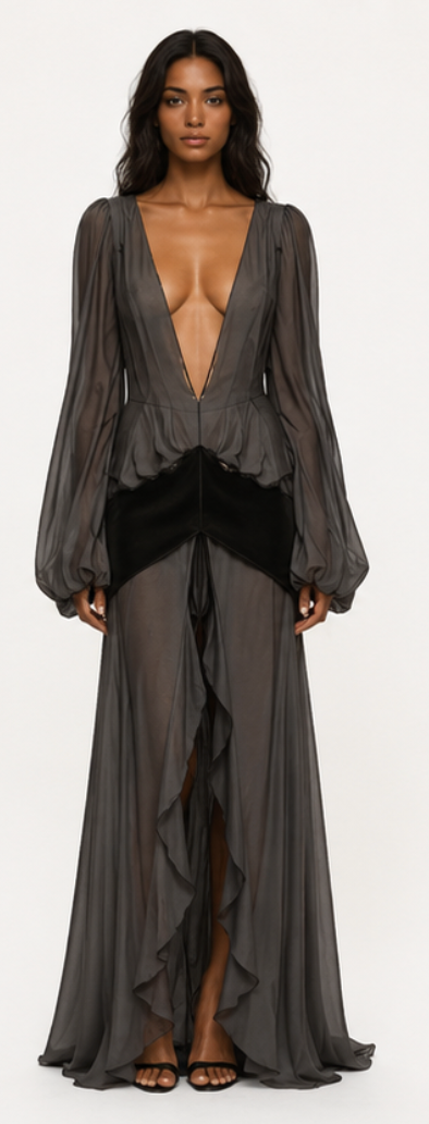 CHIFFON DRESS