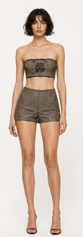 LEATHER BANDEAU