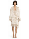CECILE MIDI ROBE - ANTIQUE IVORY