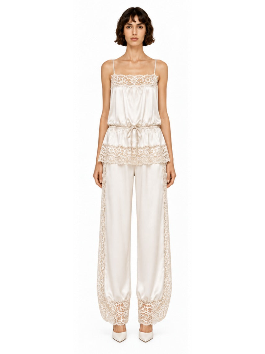 SERAFINA PANT - ANTIQUE IVORY